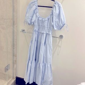 NWT En Saison Blue Brielle Midi Dress